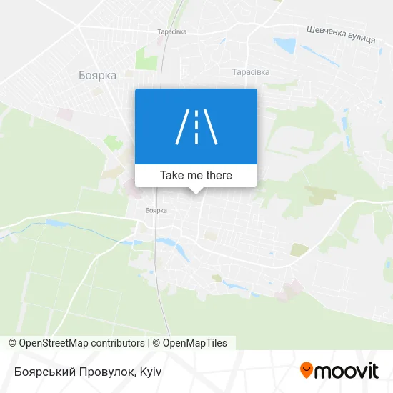 Карта Боярський Провулок