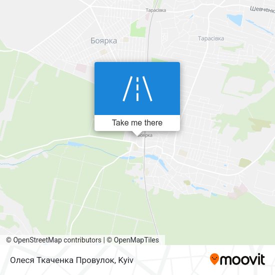 Олеся Ткаченка Провулок map