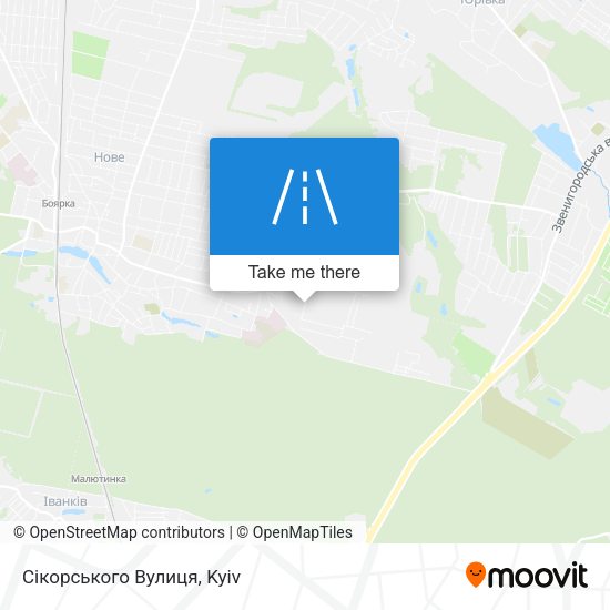 Сікорського Вулиця map