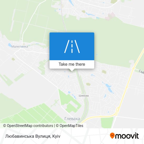 Любавинська Вулиця map