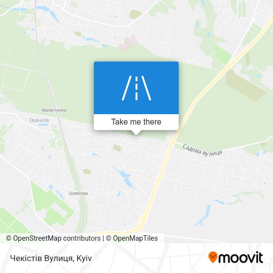 Чекістів Вулиця map