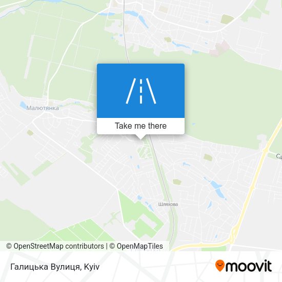 Галицька Вулиця map