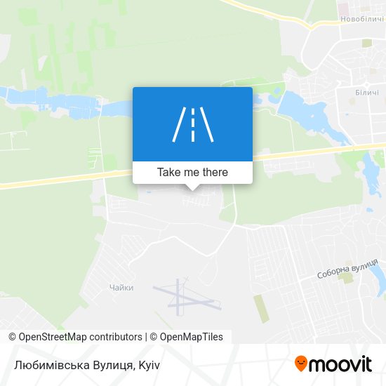 Любимівська Вулиця map