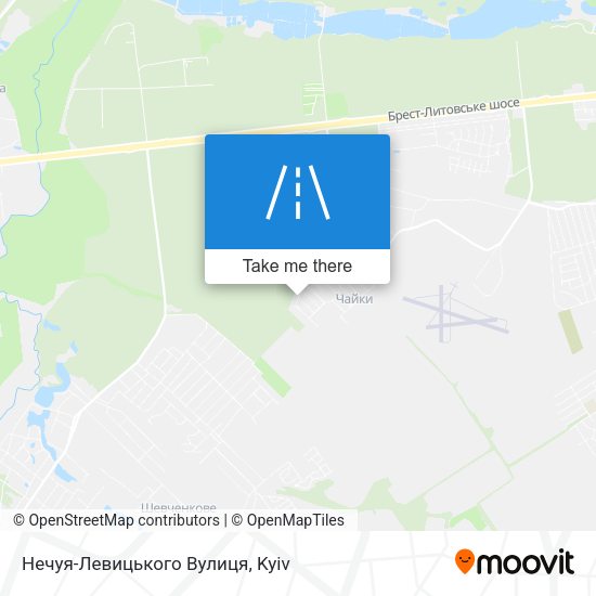 Нечуя-Левицького Вулиця map