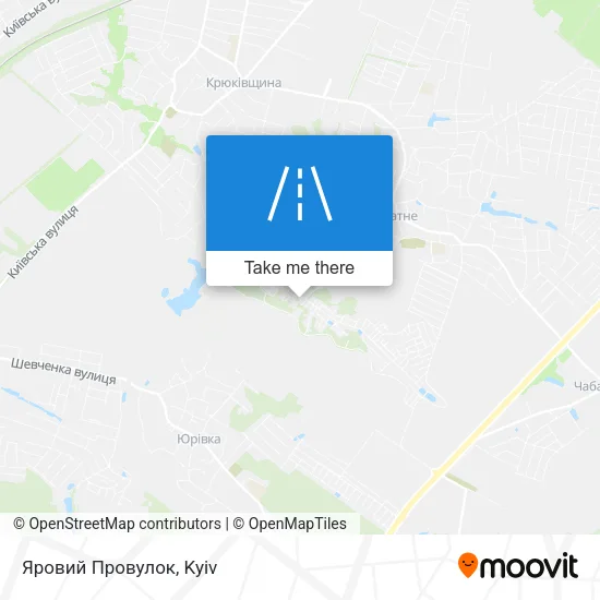 Карта Яровий Провулок