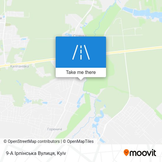 9-А Ірпінська Вулиця map