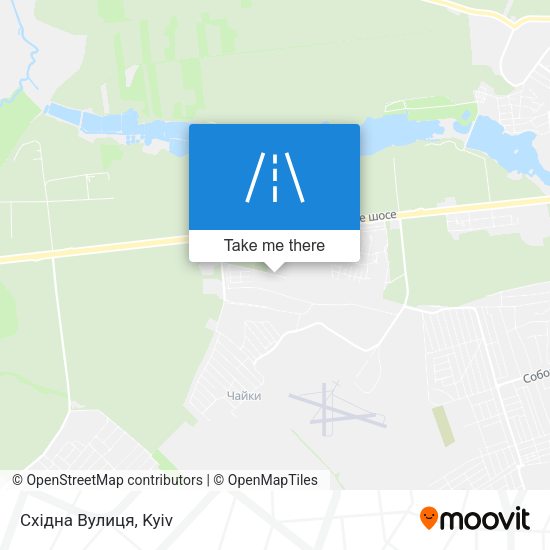Східна Вулиця map