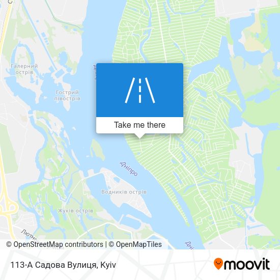 113-А Садова Вулиця map