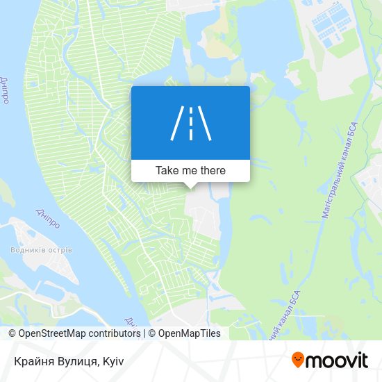 Крайня Вулиця map