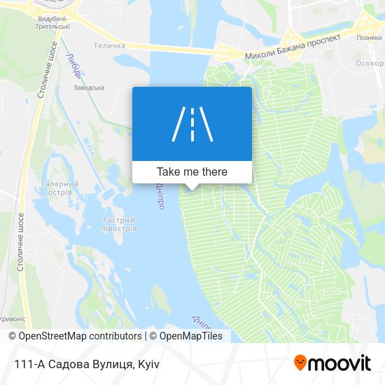 111-А Садова Вулиця map