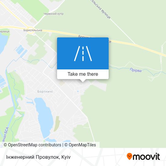 Інженерний Провулок map