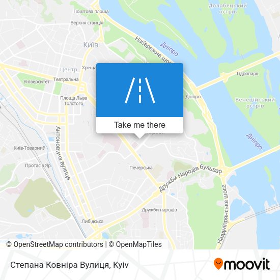Степана Ковніра Вулиця map
