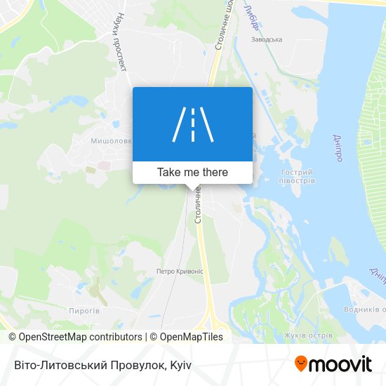 Віто-Литовський Провулок map