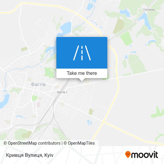 Кривця Вулиця map