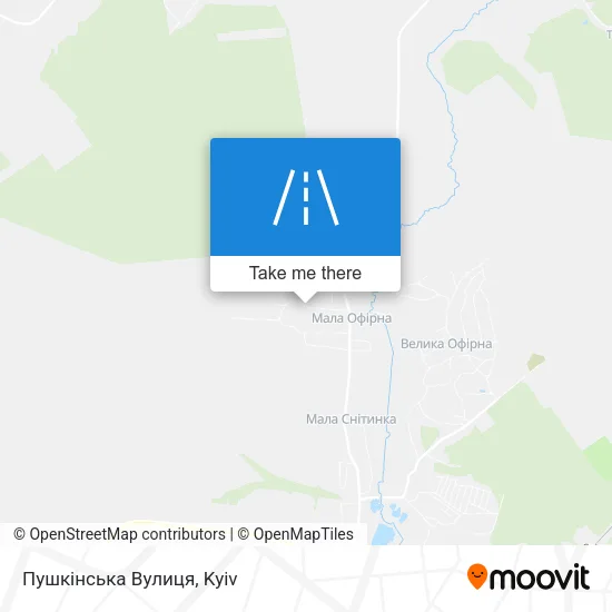 Карта Пушкінська Вулиця