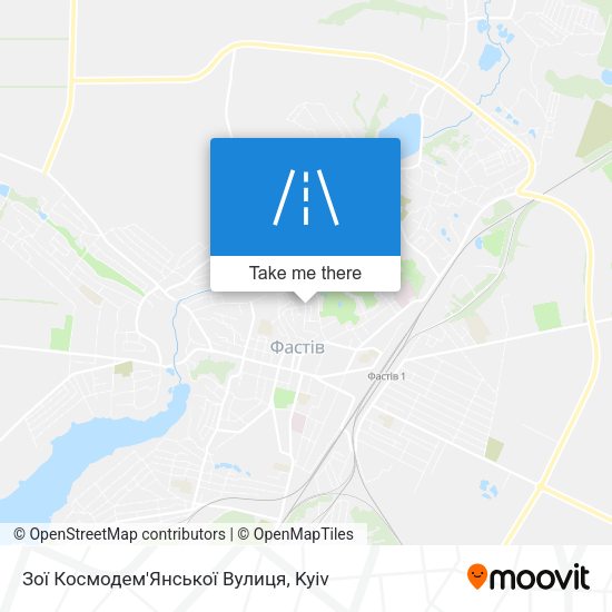 Зої Космодем'Янської Вулиця map