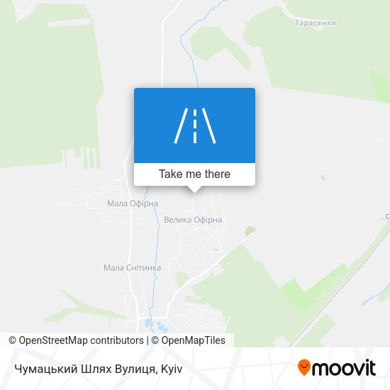Чумацький Шлях Вулиця map