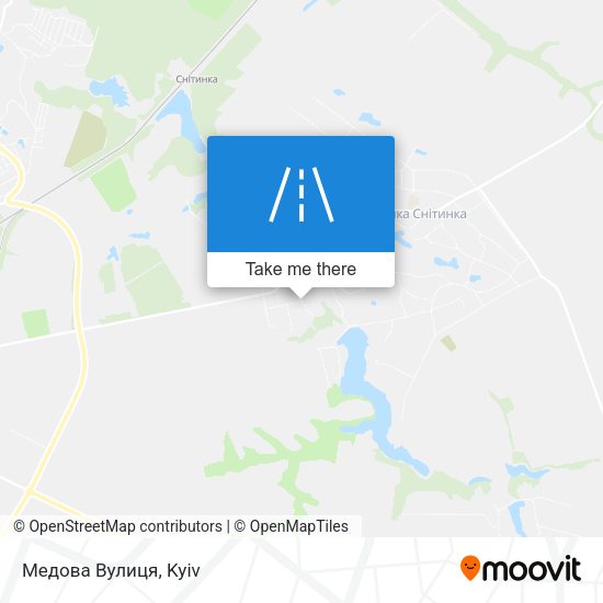 Медова Вулиця map
