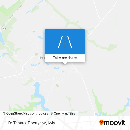 Карта 1-Го Травня Провулок