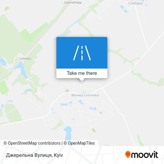 Джерельна Вулиця map