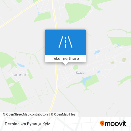 Петрівська Вулиця map