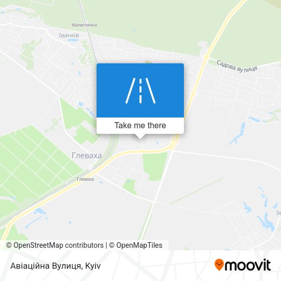 Авіаційна Вулиця map