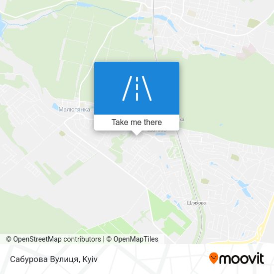 Сабурова Вулиця map
