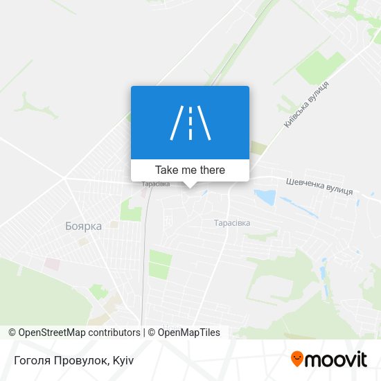 Гоголя Провулок map