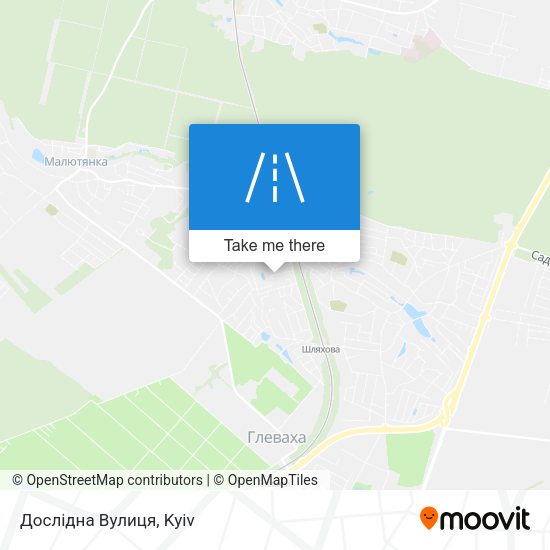Дослідна Вулиця map