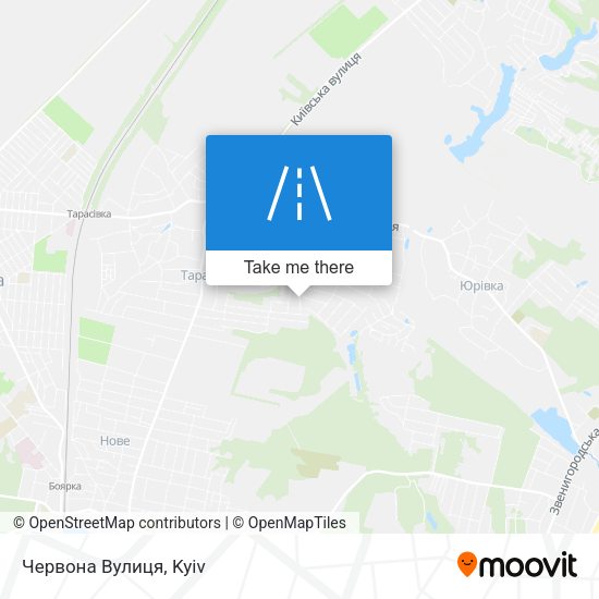 Карта Червона Вулиця