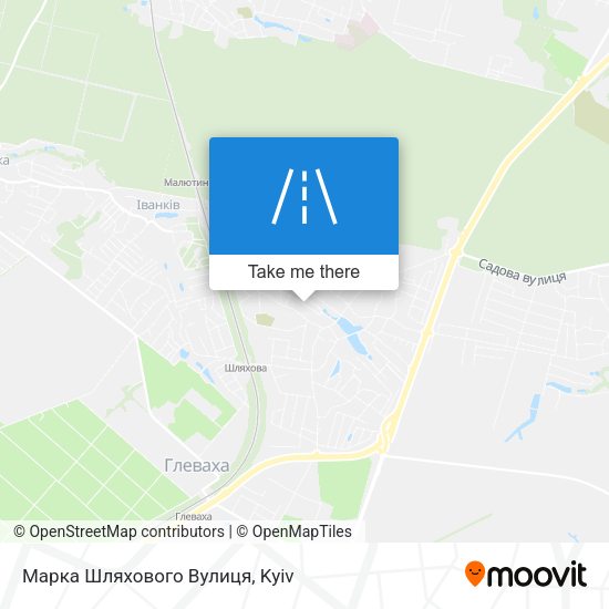 Карта Марка Шляхового Вулиця