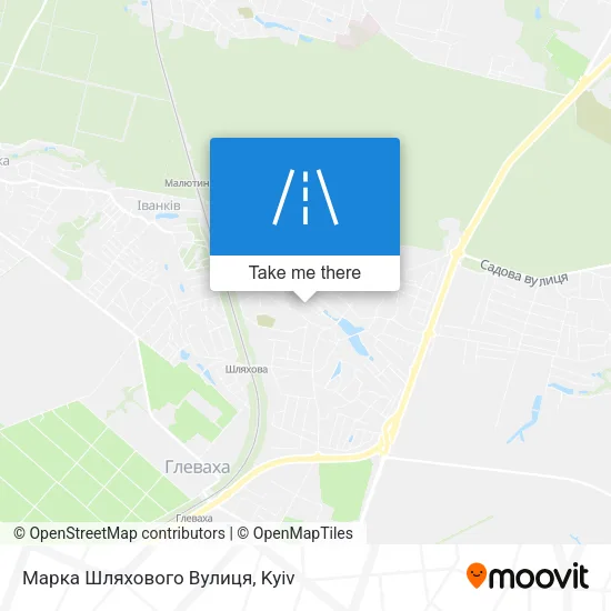Карта Марка Шляхового Вулиця
