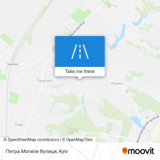 Петра Могили Вулиця map