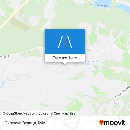 Окружна Вулиця map
