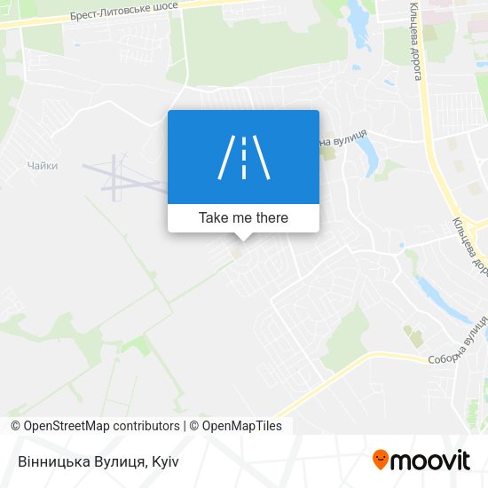 Вінницька Вулиця map