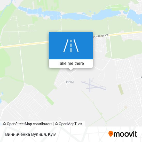 Винниченка Вулиця map
