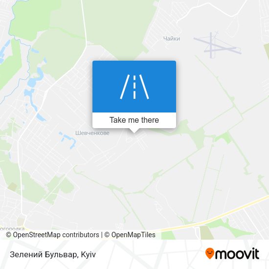 Зелений Бульвар map