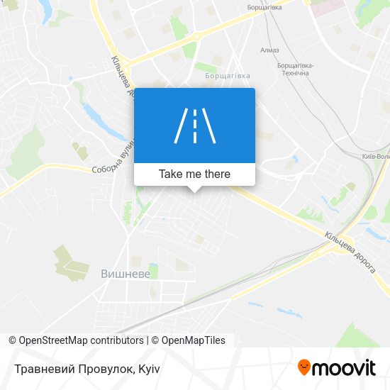 Карта Травневий Провулок