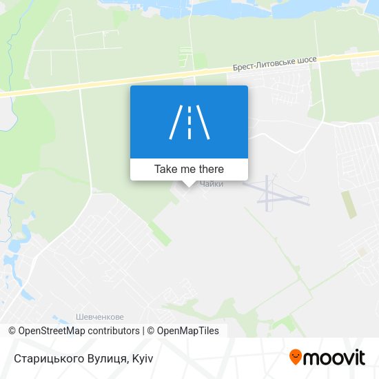 Старицького Вулиця map