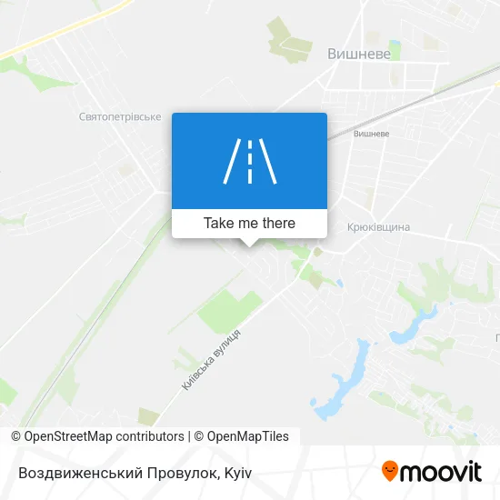 Карта Воздвиженський Провулок