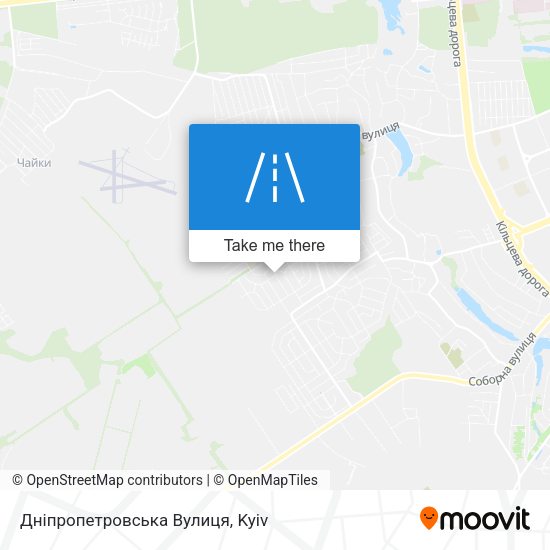 Дніпропетровська Вулиця map