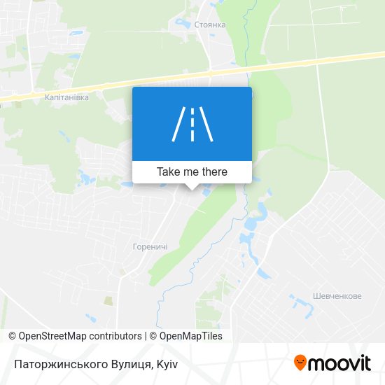 Паторжинського Вулиця map