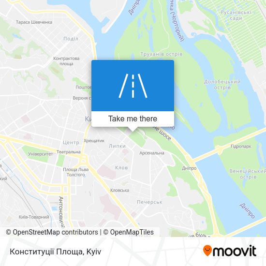 Карта Конституції Площа
