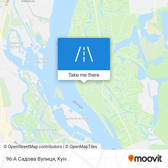 96-А Садова Вулиця map