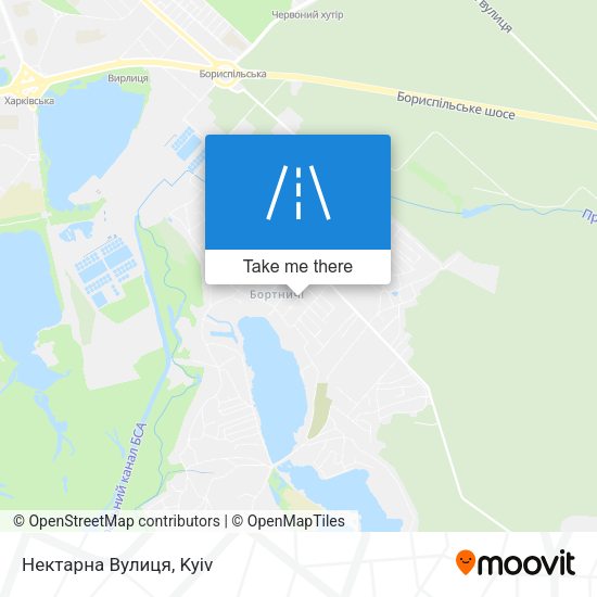 Нектарна Вулиця map