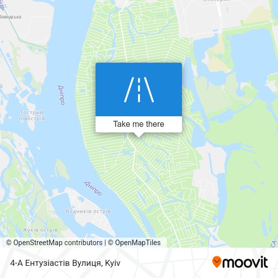 4-А Ентузіастів Вулиця map