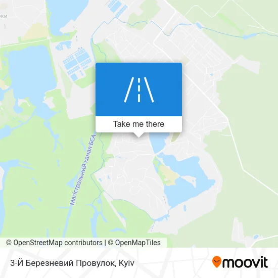 Карта 3-Й Березневий Провулок