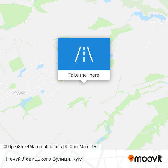 Нечуй Левицького Вулиця map