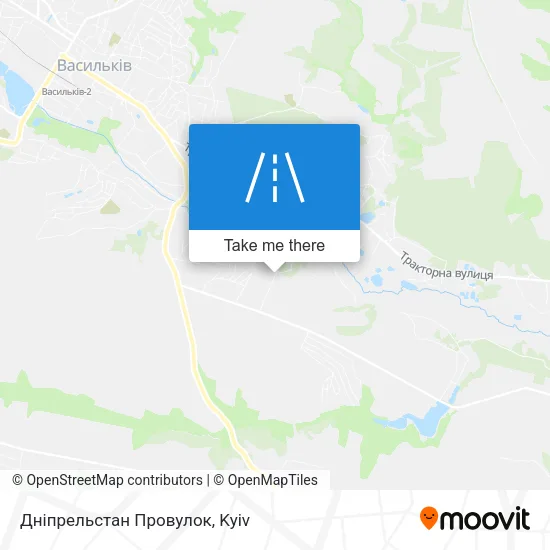Карта Дніпрельстан Провулок