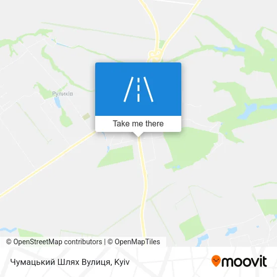 Карта Чумацький Шлях Вулиця